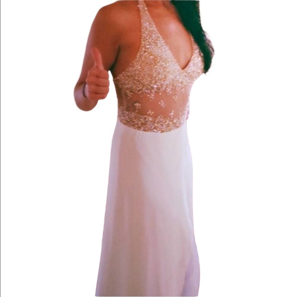 Beaded evening/prom dress.